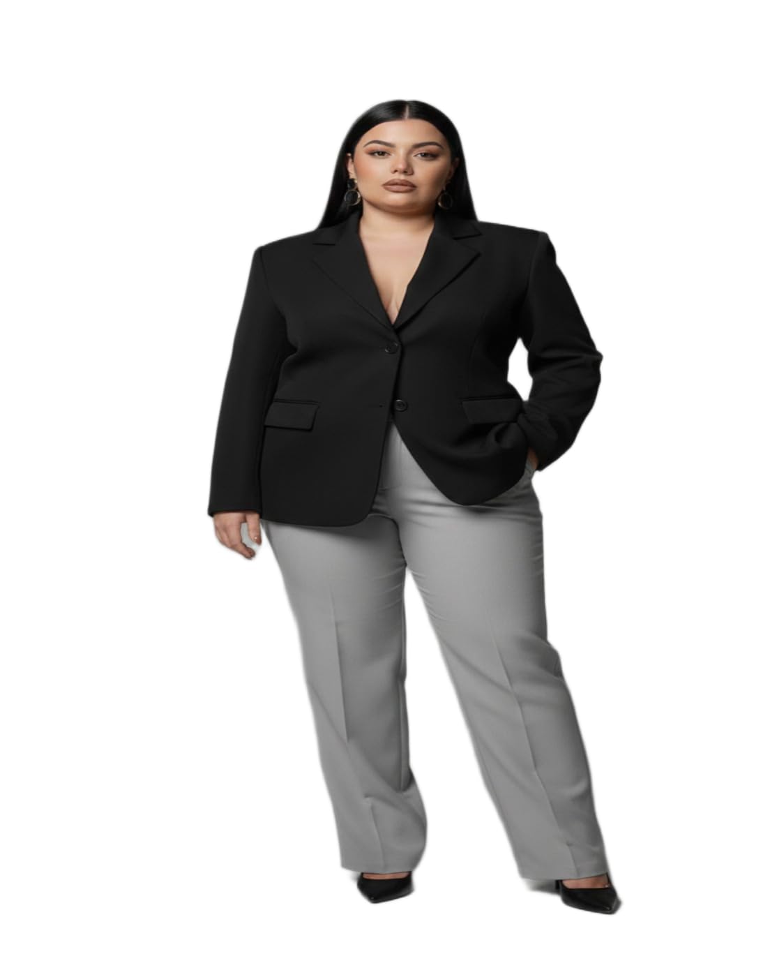 Women's Blazer | Stylish Formal Casual Office Coat for Girl's and Ladies|Black Blazer for Women |5-picture-13
