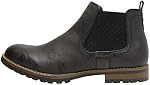 Bruno Marc Chelsea Bottes imperméables Casual Slip-On robe en cuir Bottes de cheville pour homme