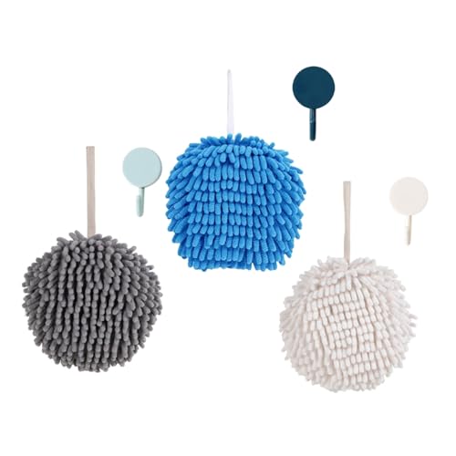 LIbgiubhy 3 piezas Toallas de secado rápido pelotas de mano para una limpieza eficiente para el trabajo deportivo al aire libre toallas de microfibra