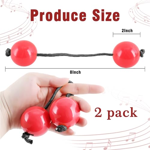 Eastrock JDARB-2-RE African Rhythms Aslatua Shakers Kashaka Musical Percussion Instruments Kashaka Instrument thumb #1