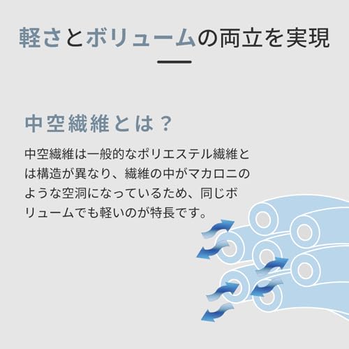 TEIJIN TEIJIN 掛布団 防ダニ 抗菌防臭 洗える ふっくら あたたか ボリューム オールシーズン 快適 清潔 マイティトップⅡ テイジングループ直営店限定 (シングル) の商品画像 7