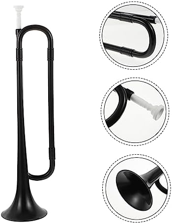 EXQUIMEUBLE 1pc b flat trumpet toys for girl Fun Birthday Party Favors Kids Horn wind instrument boy travel 4 41RyYNjhf4L. AC