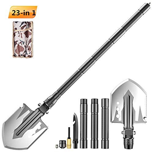 Soysehung Ultimate Survival Tool 23-in-1 Folding Shovel