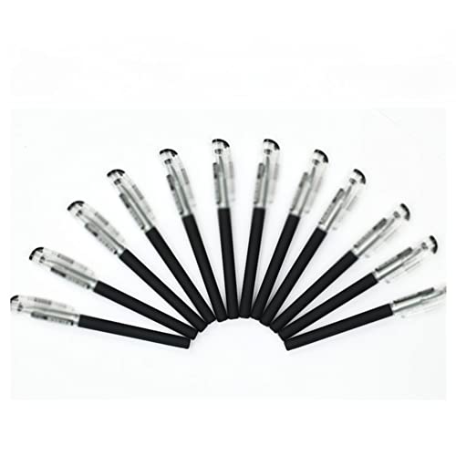 Bolígrafos de gel negro, punta fina 0.4mm, pack x12 miniatura 6
