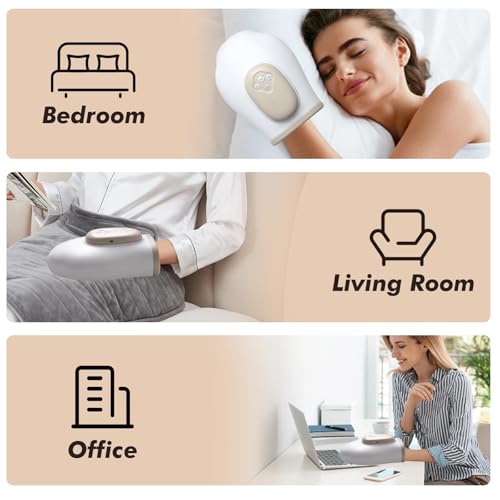 Masseur main électriques sans fil avec chaleur et compression réglable