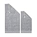 Produktbild DONE 1 Serviette de toilette + 1 Drap de douche Stone Mrs - Argent