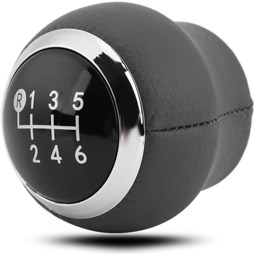 Jadeshay Perilla de cambio,Pomo de la Palanca de Cambio de marcha de 6 velocidades del automóvil Compatible con Toyota Corolla Verso Auris Yaris RAV4 2007-2013