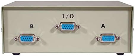 C2G 03364 2-Port VGA (HD15) Manual Switch Box, Beige