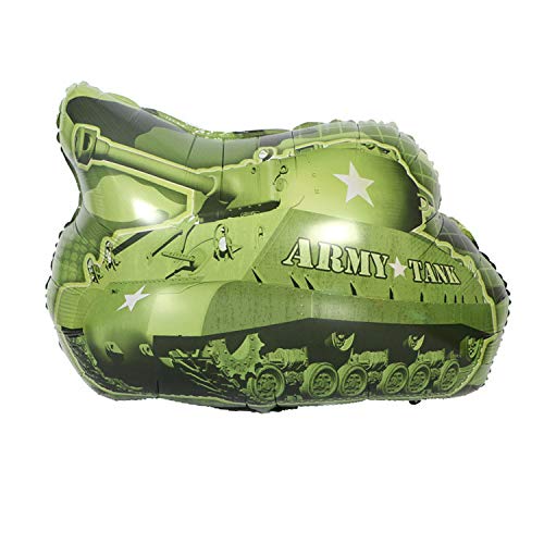 Annodeel 6Pcs Car Balloons, Large Train Ambulance Police Car School Bus Fire Truck Tank Foil Balloons Vehicles Balloons For Kids Birthday Party Supplies Cute Baby Shower Decorations #TOP5