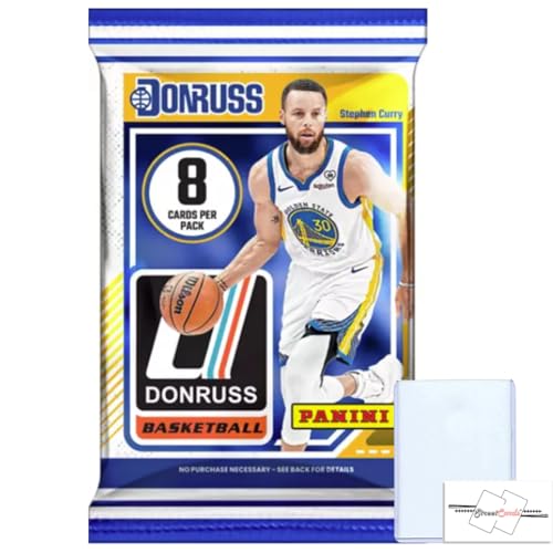 2024-25 Panini Donruss NBA Basketball Trading Cards Retail Pack with 8 Cards + Toploader + StreetCards Magnet!