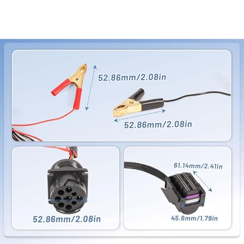 Cable de diagnóstico para camión con detección de errores precisa en sistemas ACM 3