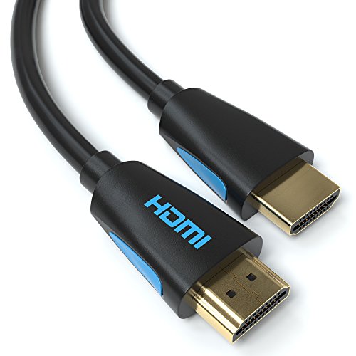 JAMEGA 0,5m HDMI-Kabel 2.0 Ultra-HD 4K@60Hz High-Speed Ethernet-Cable HDR ARC 3D 18Gbps kompatibel mit HDMI 2.0/1.4, PS5, PS4, PS3, Xbox Series S, Blu-Ray-Player, DVD, Soundbar, Monitor usw.