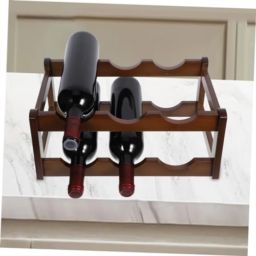 Soporte para botellas de vino PRETYZOOM estilo moderno miniatura 3