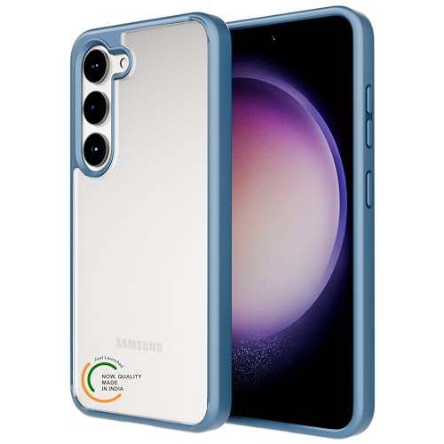 Image of Thermoplastic Polyurethane Slim Case For Samsung Galaxy S23,[Anti-Yellowing Technology] [Military Grade Drop Protection] Shockproof Slim Hybrid Phone Case For Samsung Galaxy S23 5G-Indigo Blue