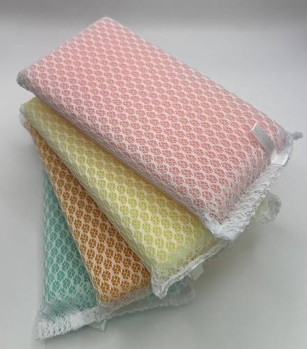 JAG'S ESSENTIALS Dish and Household Nylon MESH Cleaning Sponge