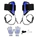 Luocute Tree Climbing Spikes, 1 Pair Climbing Spurs Tree Gear with Straps and Spike Protectors, Adjustable Arborist Equipment for Climbers Fruit Picking, Climb Pitons Aid Gear (Blue)