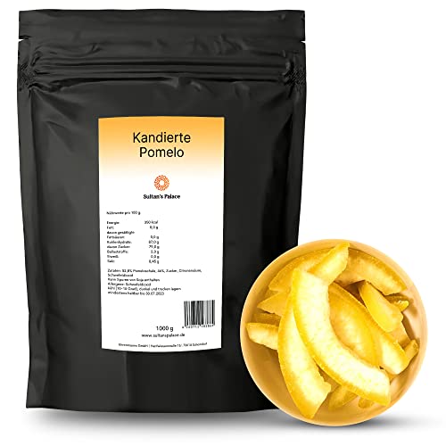 Sultan’s Palace Kandierte Pomelo - Exotischer Frucht Snack in Premiumqualität - Kandierte Früchte - Trockenobst Kandiert (Vegan) (1000gr) Cover