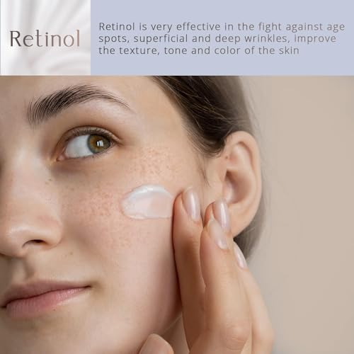 Retinol Cream for Face – Collagen Cream with Retinol – Facial Moisturizer Cream for Women and Men – Anti-Aging Face Cream for Increased Skin Elasticity and Plumpness – Day and night cream. - Image 3