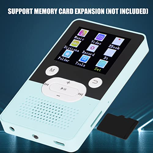 Mp3 Player Mp4 Player, Slim Classic 1.8 Inch Color Screen Mp3 Music Player Built In Hd Speaker, Fm Radio, Voice Recorder, Bt Connection (Blue) #TOP1