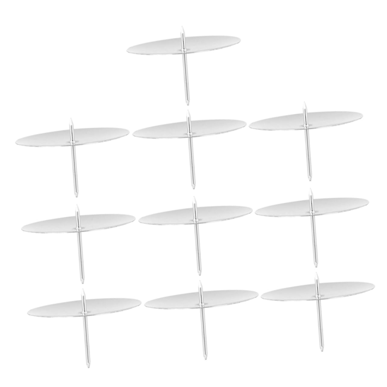 BESPORTBLE 20pcs Metal Candle Fixators for Festivals Candle Holders for Wreaths Events Non- Design for Christmas Thanksgiving Year Decor