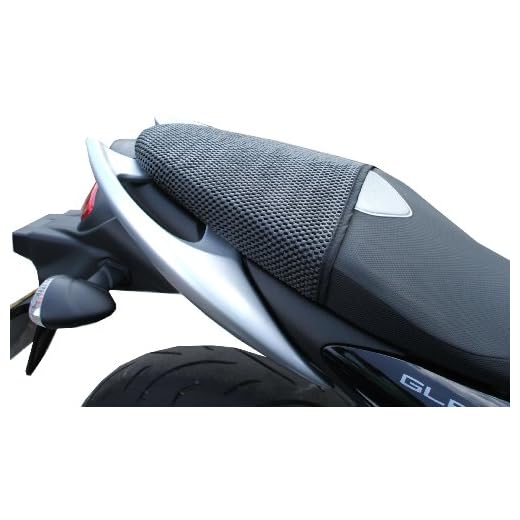 Cubierta TRIBOSEAT para Asiento Antideslizante Accesorio Personalizado Negro Compatible con Suzuki SFV650 Gladius (2009-2016)