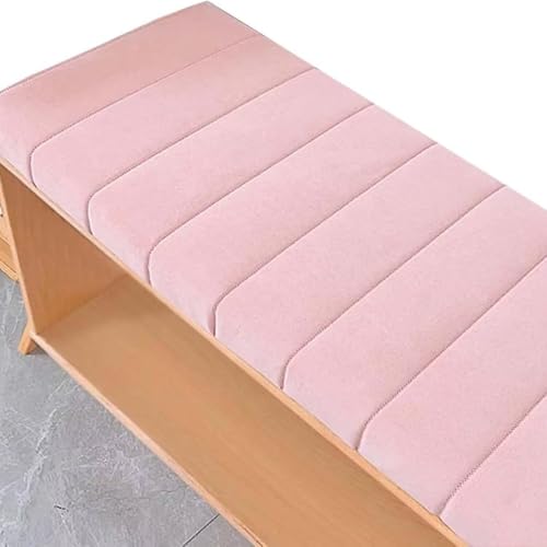 Generisch Bankauflage 80x30cm Bankpolster Sitzkissen Bank Mit Rutschfester Unterseite, Sitzauflage Bank Mit ReißVerschluss, Waschbares Bankkissen, Esszimmerbank Fensterbank GartenmöBel