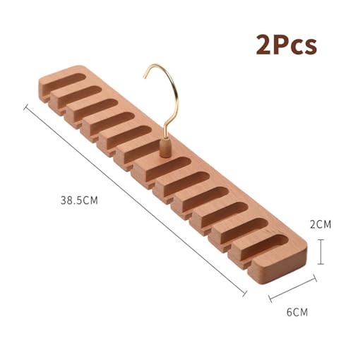 COZERI 2 STK Gürtel aufbewahrung,Gürtel Organizer,Gürtelaufhänger für Schrank,mit 12 Schlitzen, Geeignet für Krawatten, Kleiderschrank platzsparend