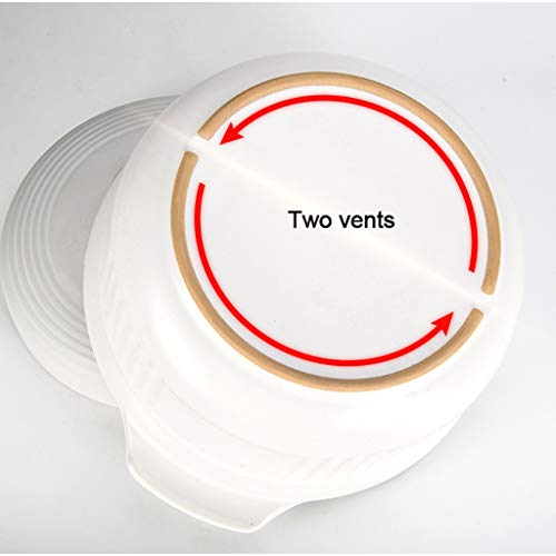 Casserole, Ceramic Pot, Stew Stone Pot,Large Capacity White Kitchen Soup Pot, for Porridge Stew Meat Soup Hot Milk,Large Capacity Casserole-2000ML