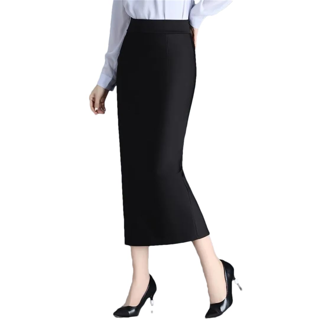 Gonne a matita tinta unita per donne ufficio business sottile gonne midi pacchetto sexy gonne hip