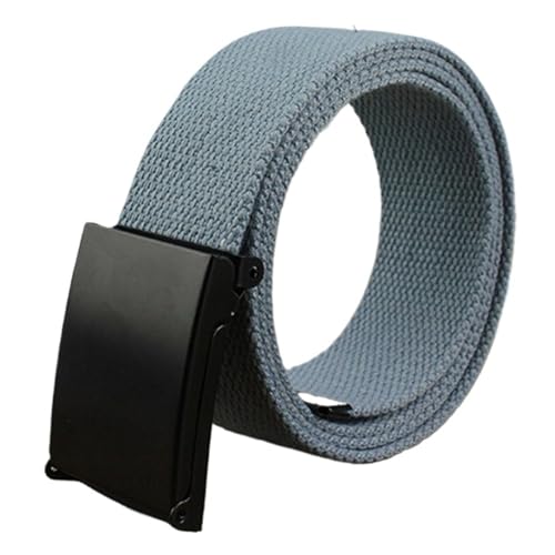 Fashion New Unisex Trousers Belts Canvas Belt metal buckle2