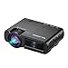 Najoane Mini Projector, Full HD LED Projector The Biggest is 1080P Supported Movie Projector, Portable Movie Projector with 55,000 Hrs LED Lamp Life, 2019 Upgrade for Home Theater Entertainment,Video