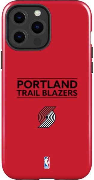 Skinit Impact Phone Case Compatible with iPhone 14 Pro Max - Officially Licensed NBA Portland Trail Blazers Large Logo Design