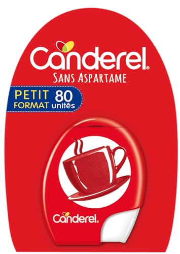 Canderel - Sucralose - Comprimés Distributeur - Faible teneur en calories - Édulcorant - 80 Comprimés