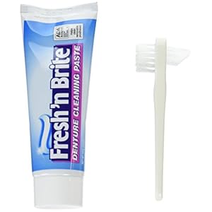 Fresh ‘n Brite Denture Cleaning Paste, 3.8 Ounce (Pack of 2)