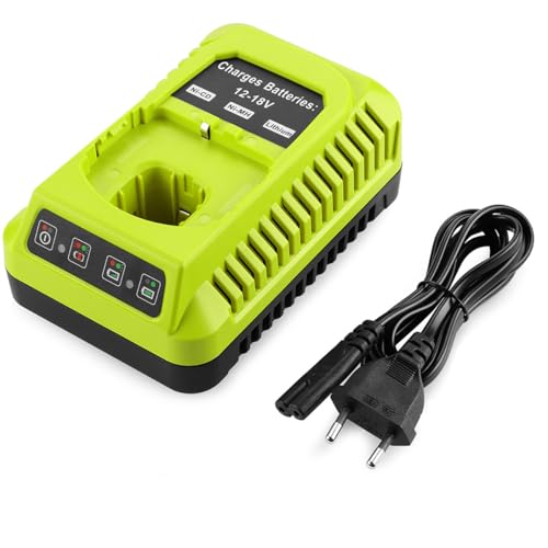Cargador Ryobi 12V-18V P117 compatible con batería de litio One+ P102 y P108