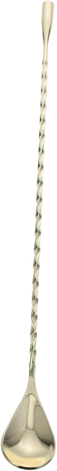 PRETYZOOM Bar Strainer Cocktail Mixing Stick Spiral Design Stainless Steel Stirrer for Cocktails Sundaes