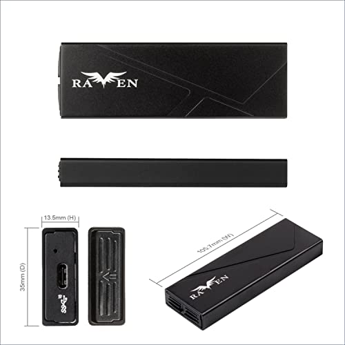Caja externa para SSD M.2 SilverStone SST-RVS03 USB-C 10Gbps miniatura 7