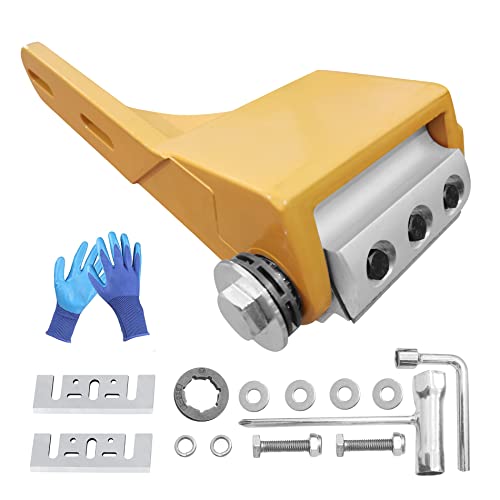 Zeimal Log Peeler,Log Debarking Tool,Chainsaw Attachment For Wood Debarking,Chainsaw Accessories,Timber Framing Tool,Factory Outlet (Yellow) #TOP12