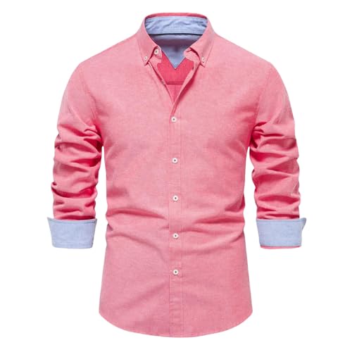 Chemise en coton Oxford manches longues homme : l'excellence du tissage premium