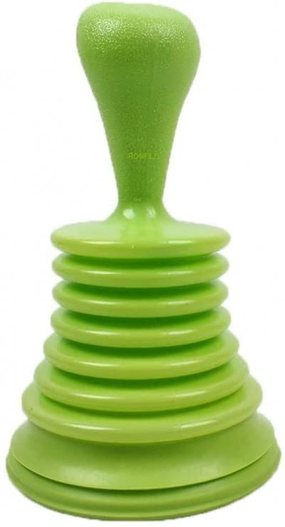RONFILD Sink Blockage Drain Blaster Pump Plunger Sink Blockage Cleaning Remover Tool Drain Dredge Tool Bath Plug Long Hair Cleaner Overflow Unblocker (Multi Color)