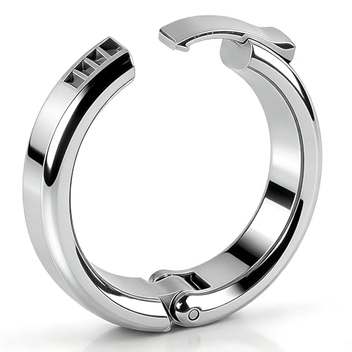 Sadodo Metall Hodenring Verstellbar (40-46mm) Edelstahl Ball Stretcher Anhänger Gewicht 130g Hodenstrecker Penisring & Hodendehner für Männer Erotik Sex Spielzeug zur Verzögerung