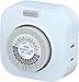 Westek TM1601DHB Daily Mechanical Timer, Single Outlet, White