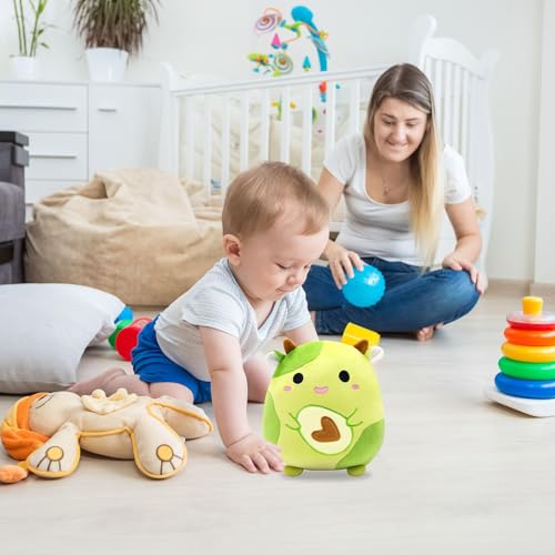 Kuscheltier Plüsch Spielzeug, Kühe Plüschtier Puppen, Kissen Stofftier Plüschtiere, Cartoon Plush Doll Süße Kuscheltiere Kawaii Deko Kuh Plüsch Kissen Spielzeug Geschenk für Kinder - 20CM