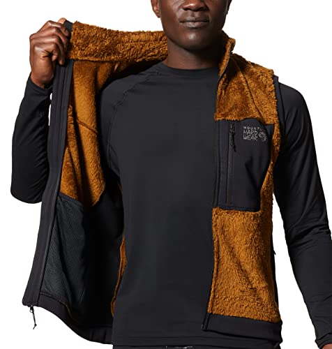 Image of Mountain Hardwear Men's Polartec High Loft Vest, Golden Brown, L