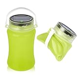 IMAXPLUS LED IP 66 Waterproof Camping Storage Solar Lantern Bottle with Chargeable USB Cable for Hiking,Camping,Emergencies,Outages,Garden and Party ¡­