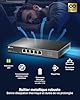 TP-Link Switch 2.5 Gigabit 5 Ports, Boitier Métal, Silencieux sans Ventilateur, Plug-and-Play, Protection à Vie, 100/1000/2500Mbps pour PC, NAS, Serveur, Console de Jeu, Vidéo 4K/8K, TL-SG105-M2