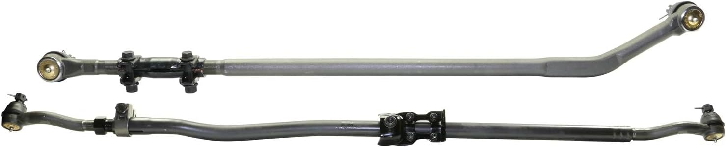 MOOG Front Alignment Caster/Camber Kit - Jeep Wrangler Steering Assembly - Steering Rod Assembly with Tie Rod Ends Set for Precise Handling & Durability - For Jeep Wrangler
