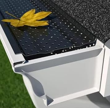 E-Z-GUTTER GUARD Smooth Flow Gutter Guards 200 Carton Black