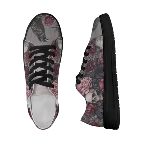 Women's Casual Canvas Shoes Comfortable Low Top Walking Shoes Classic Polyester Upper Arch Support Canvas Sneakers3