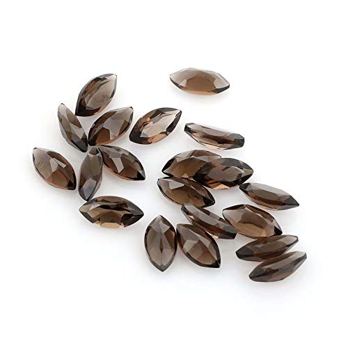 Quartz fumé 4x2mm forme marquise pour créer un cadeau personnalisé unique et précieux
